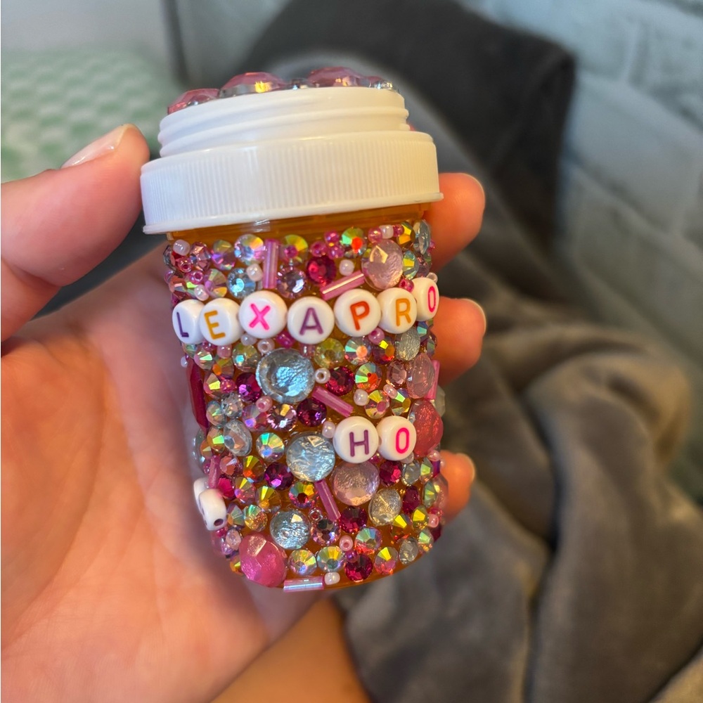 Bedazzled Pill Bottle